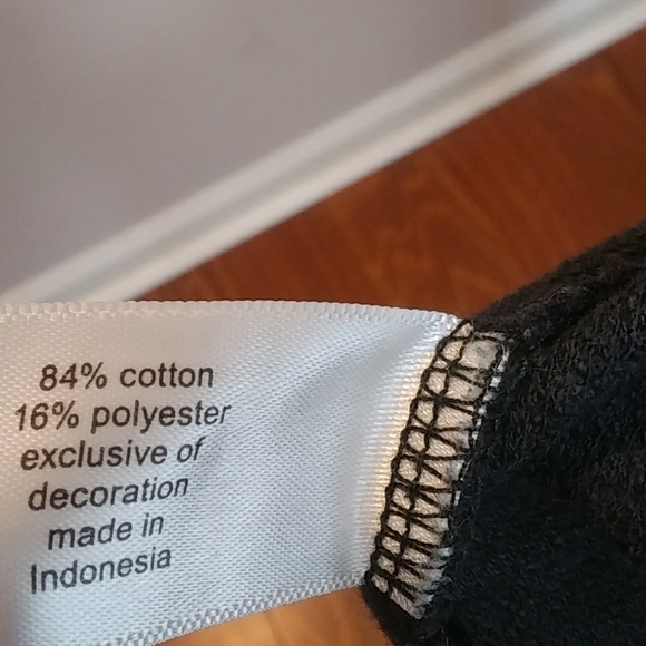 Lane Bryant Black Long Lined Modest Womens Beaded Long Sleeves Blouse Size 22/24 - Picture 7 of 8